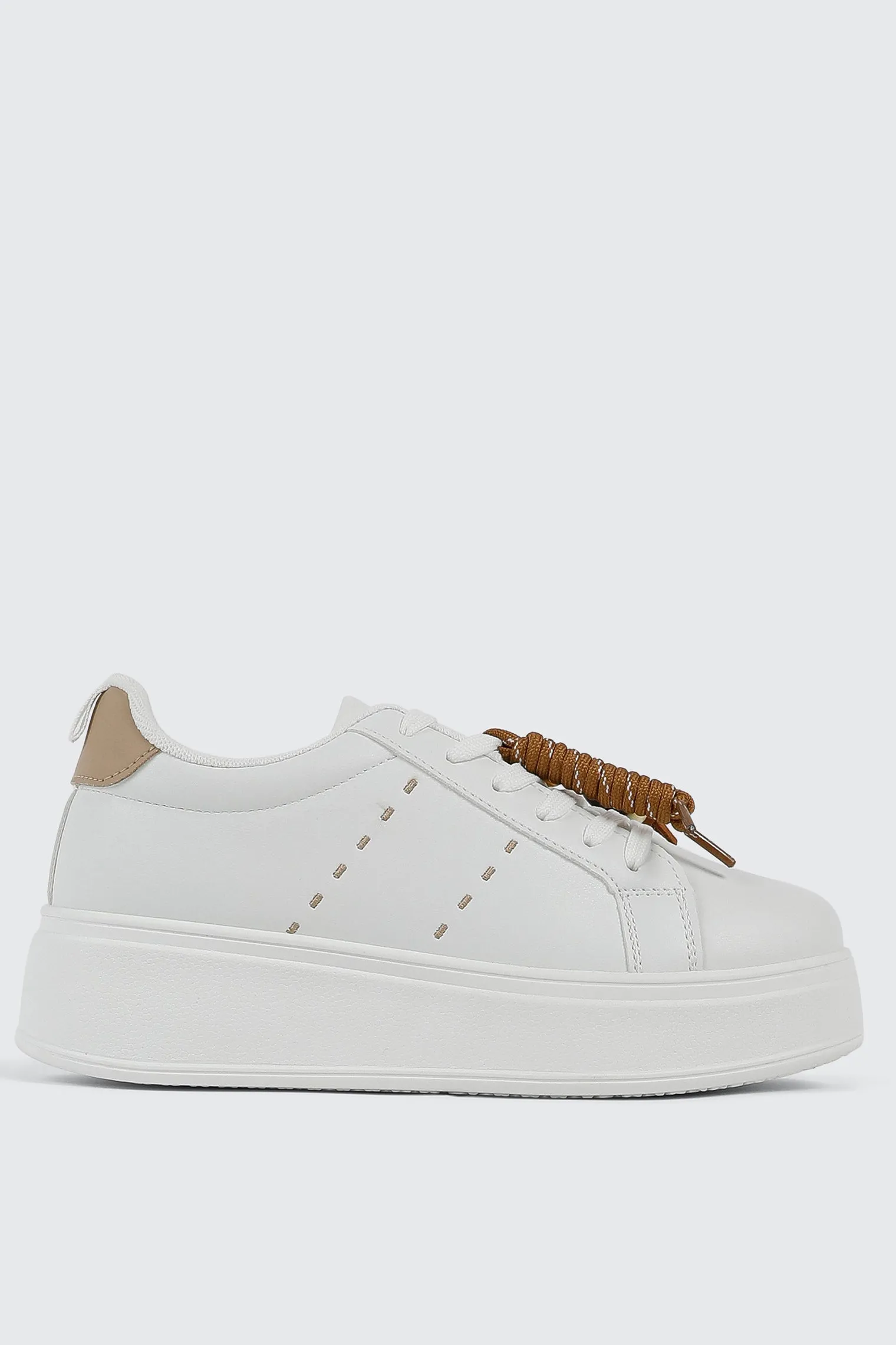 Platform Sneakers with Removable Charm