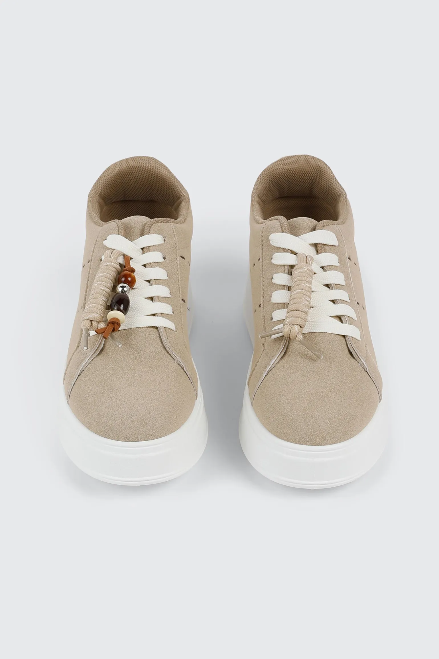 Platform Sneakers with Removable Charm