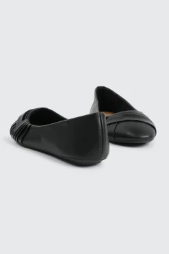 Pleated Ballet Flats