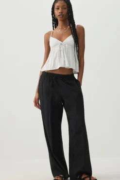 Plunge Babydoll Tank Top