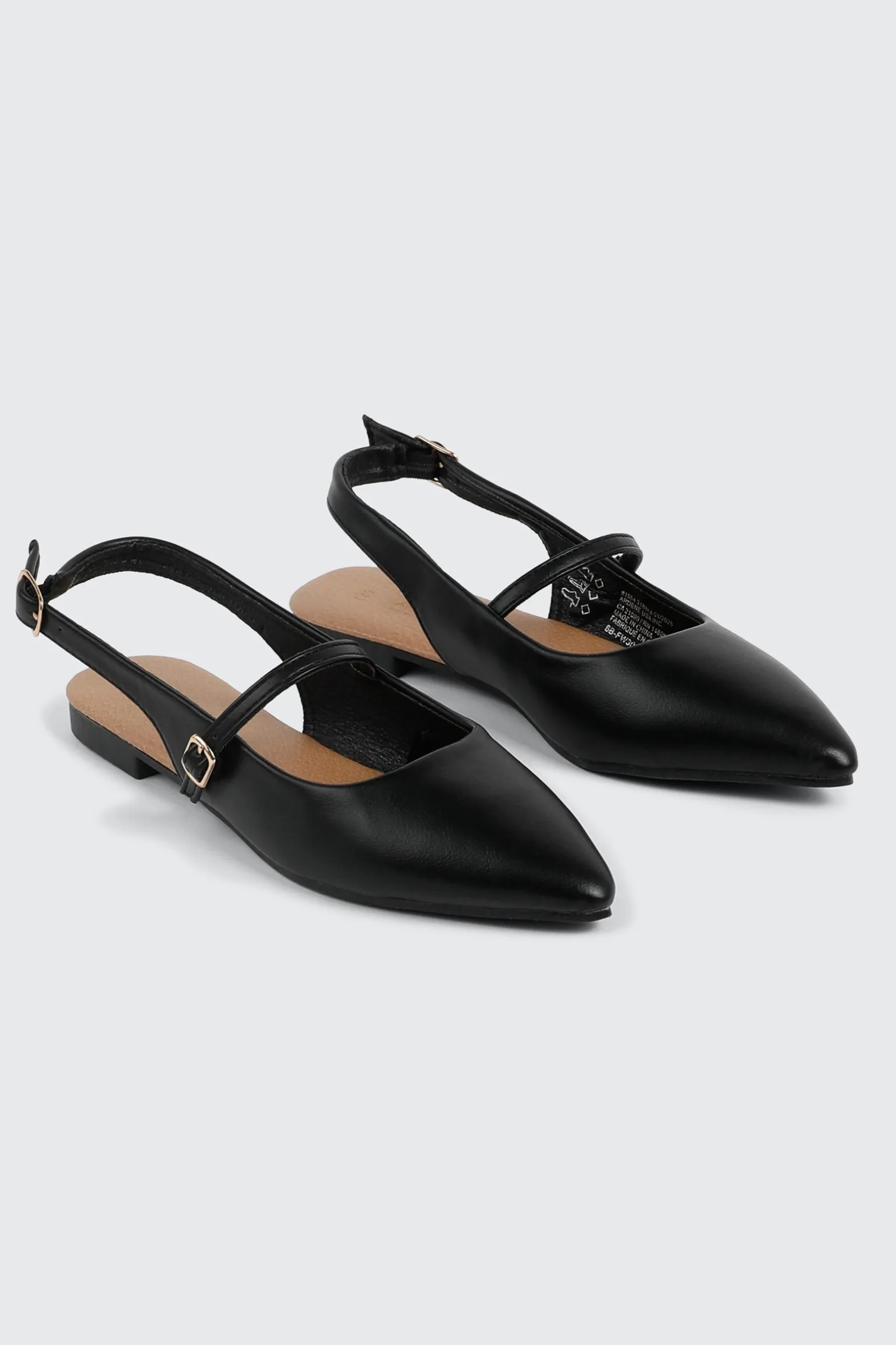 Pointed Slingback Flats