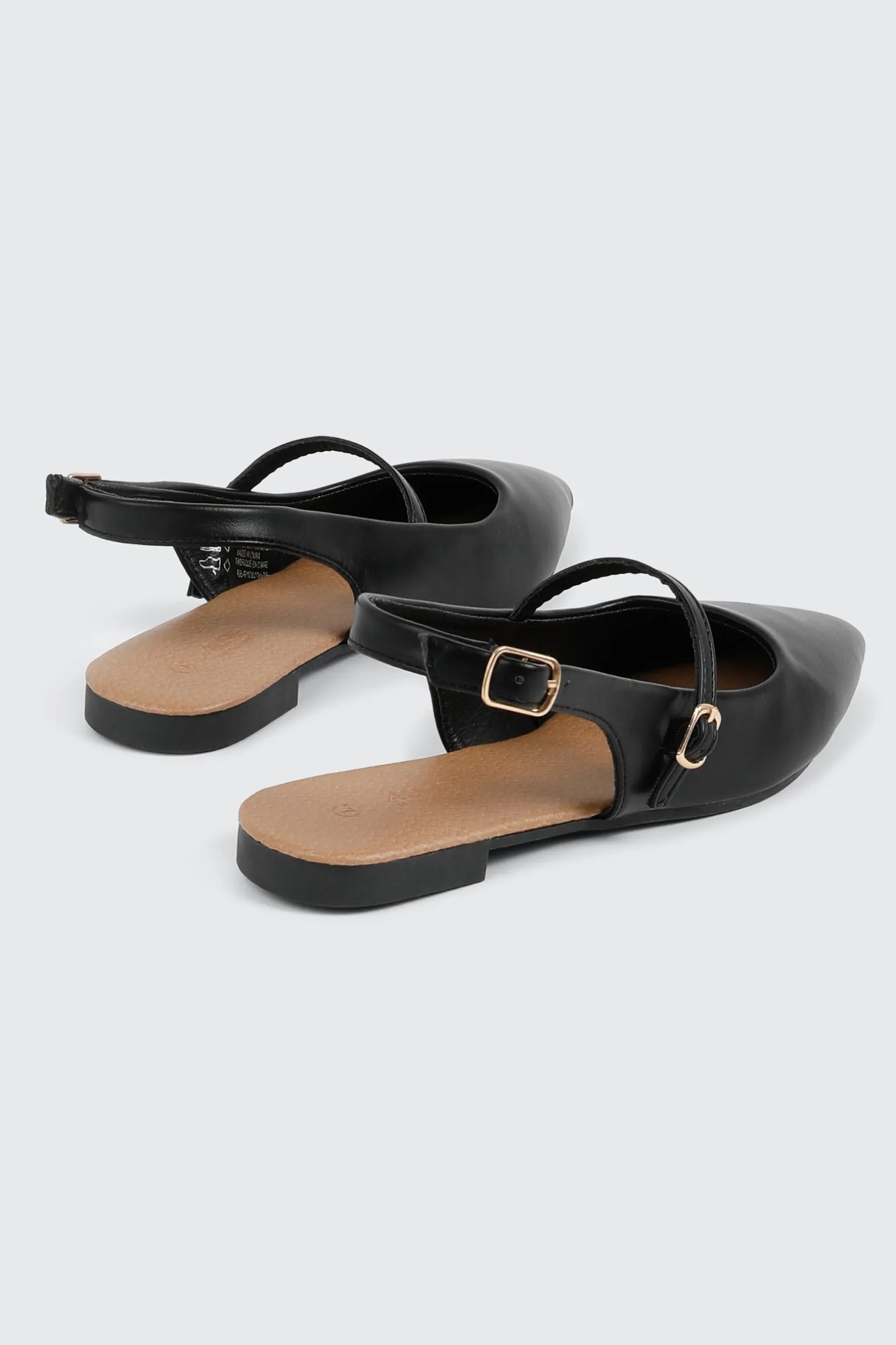 Pointed Slingback Flats