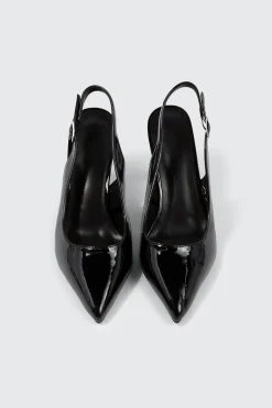 Pointed Toe Slingback Heels
