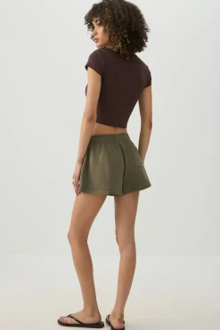 Printed Knit Shorts