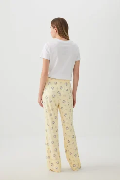 Printed Straight Leg PJ Pants