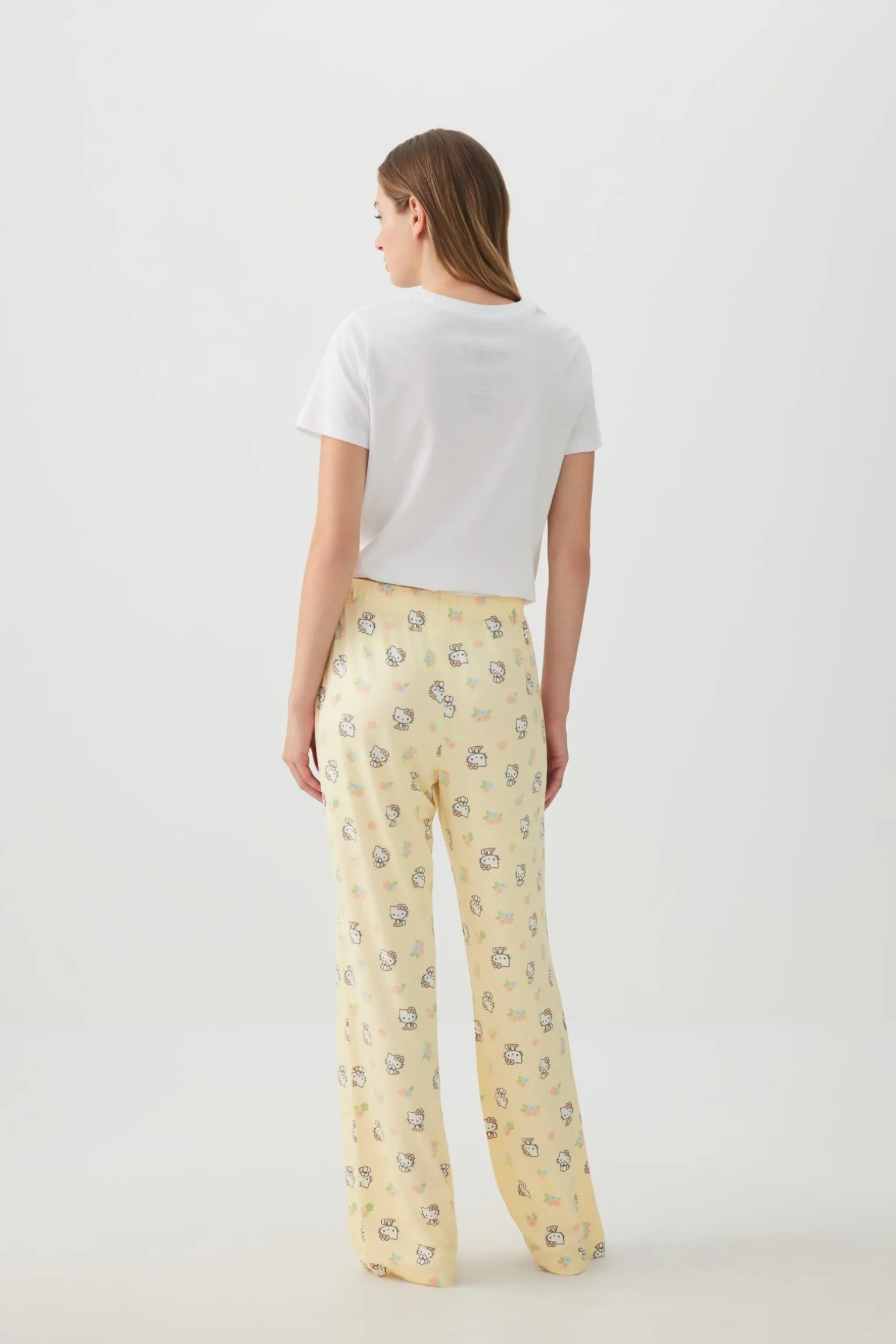 Printed Straight Leg PJ Pants