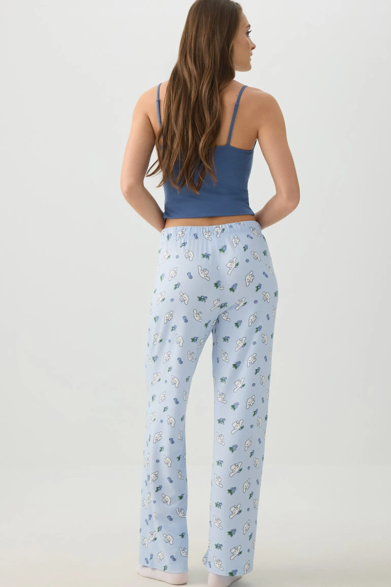Printed Straight Leg PJ Pants