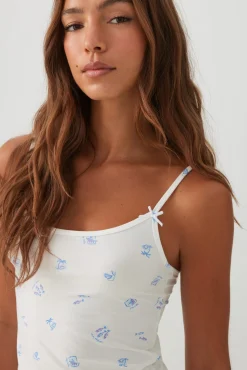 Printed Ultra Soft PJ Tank Top