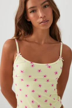 Printed Ultra Soft PJ Tank Top