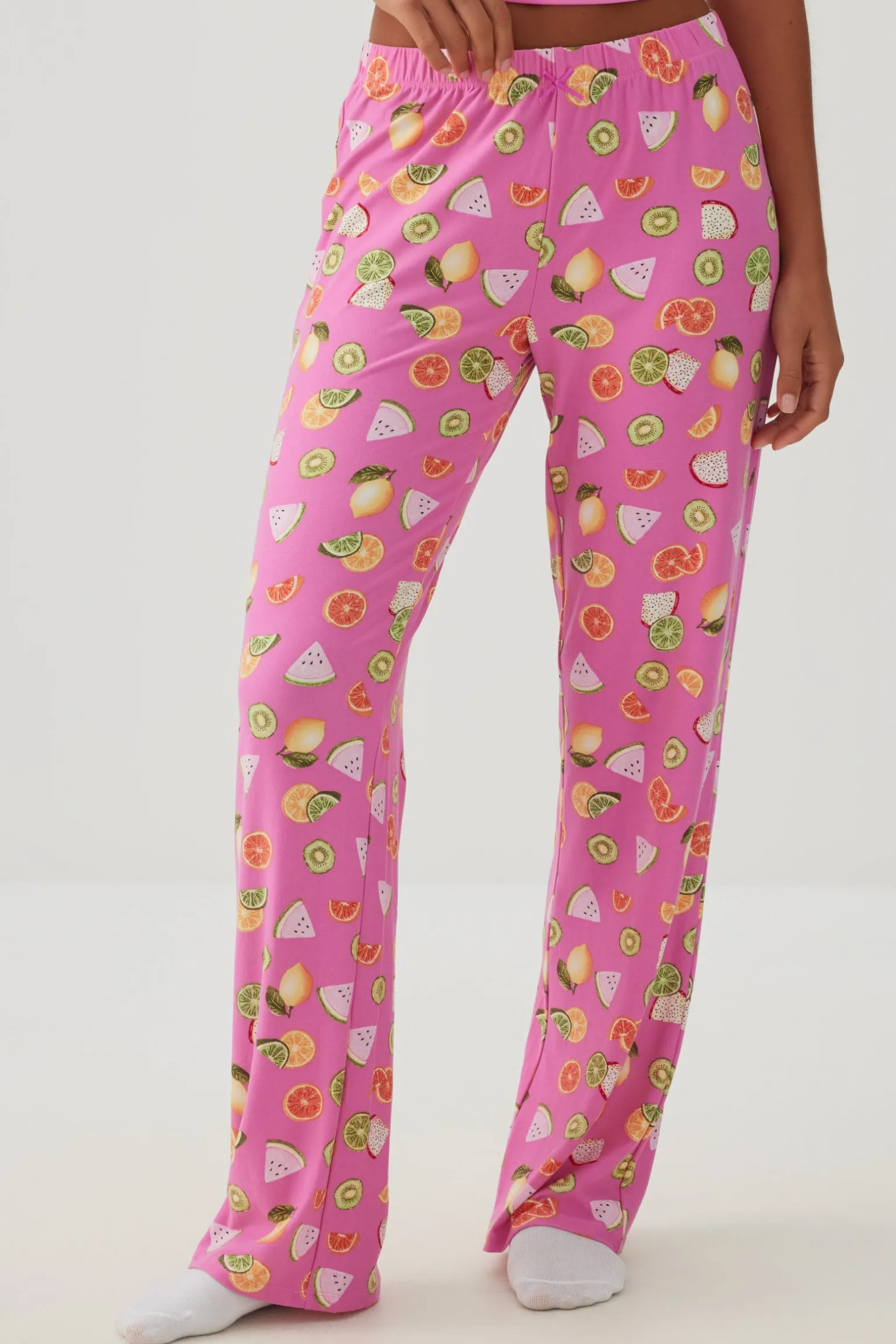 Printed Ultra Soft Straight Leg PJ Pants