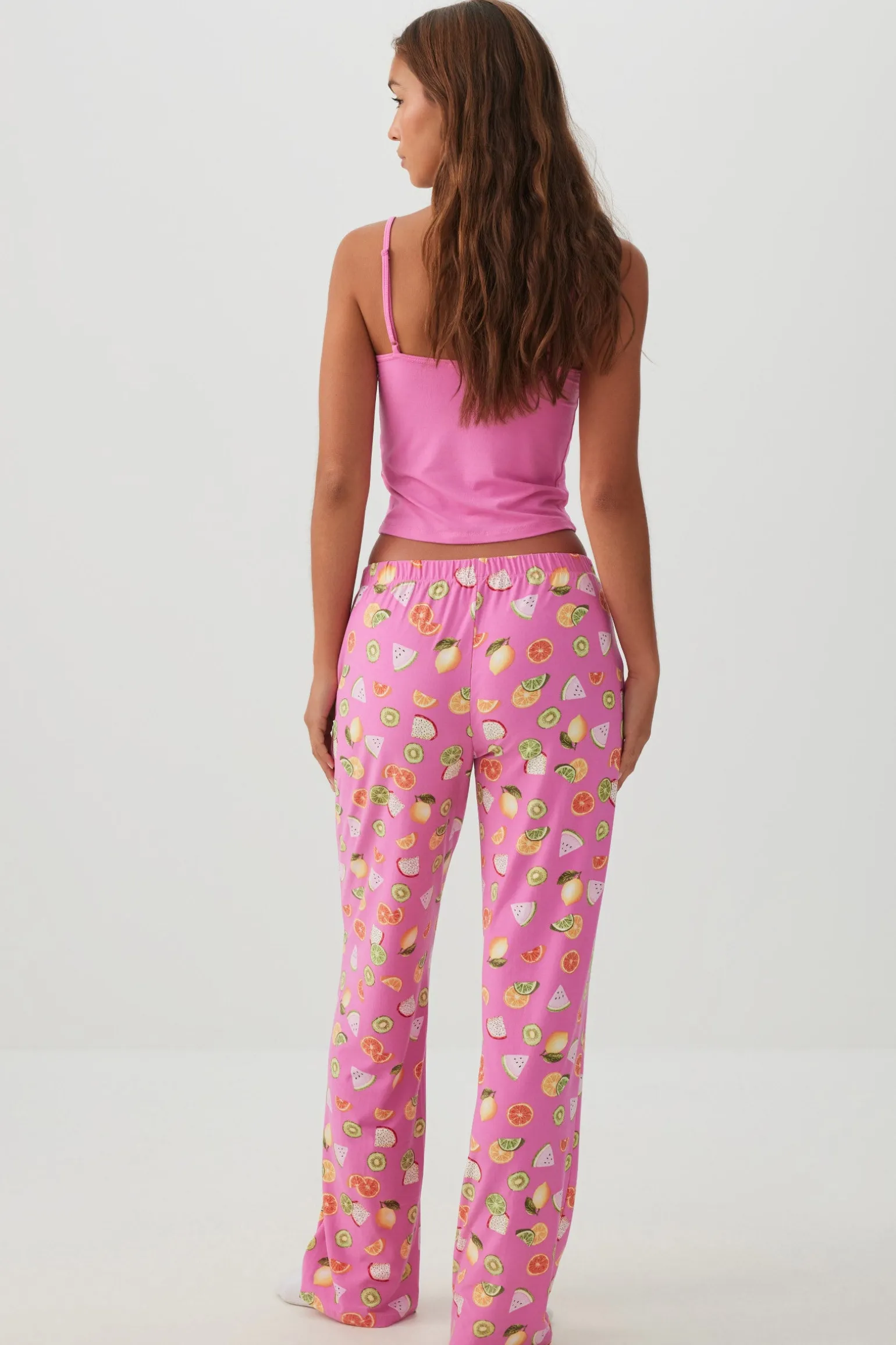 Printed Ultra Soft Straight Leg PJ Pants