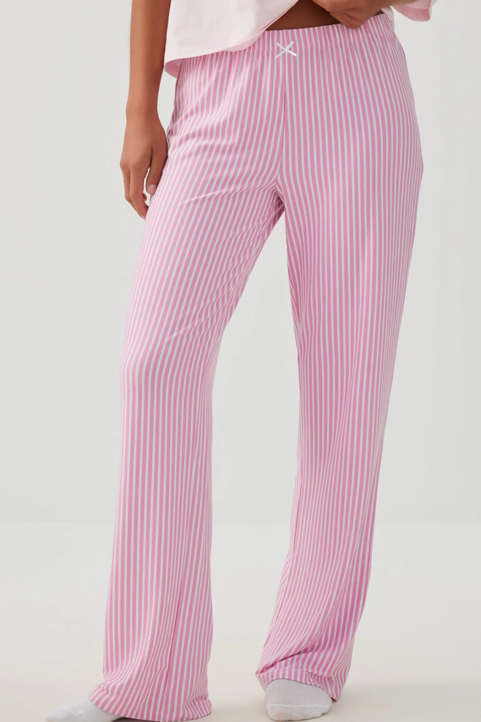 Printed Ultra Soft Straight Leg PJ Pants