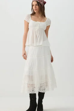 Puff Sleeve Babydoll Top