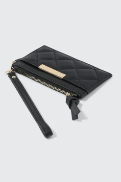 Quilted Diamond Wristlet Cardholder