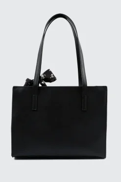 Quilted Structured Tote Bag