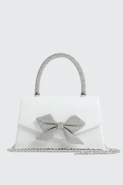 Rhinestone Bow Occasion Bag