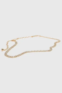 Rhinestone Chain Belt