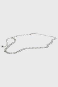Rhinestone Chain Belt