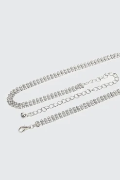Rhinestone Chain Belt