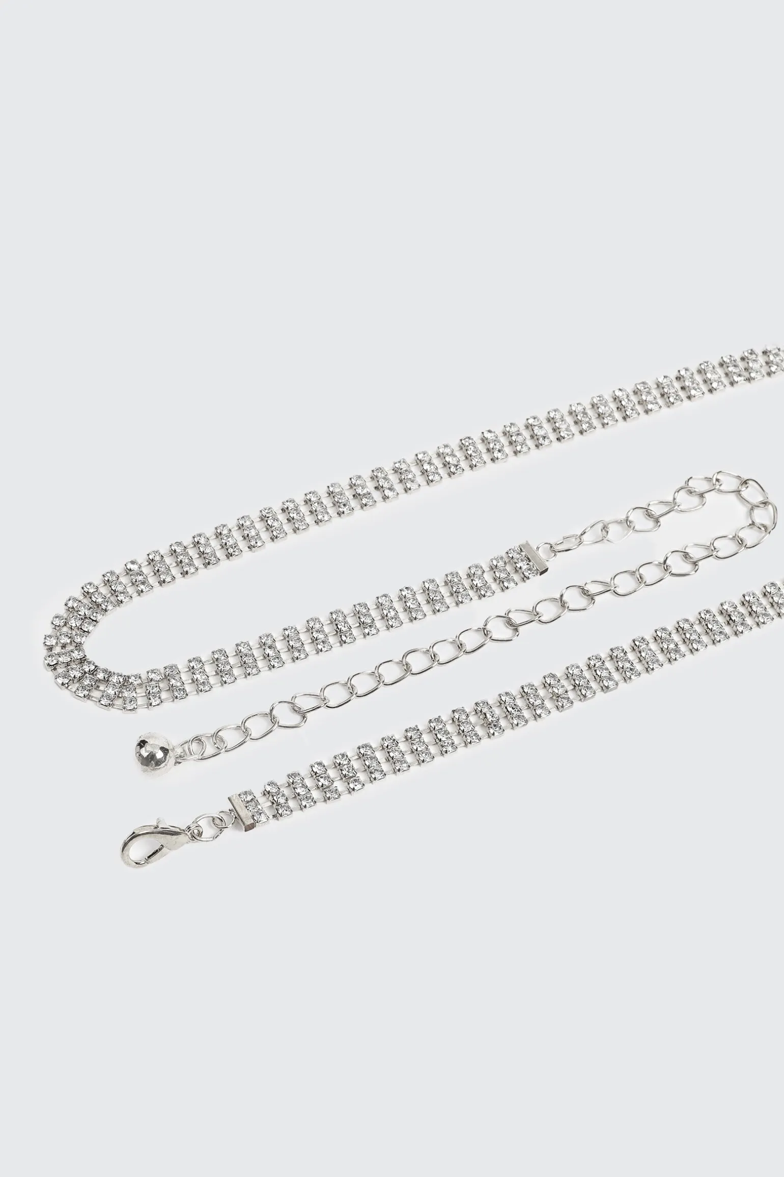 Rhinestone Chain Belt