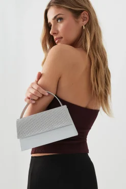 Rhinestone Flap Evening bag