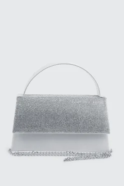 Rhinestone Flap Evening bag