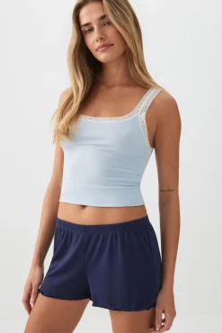 Rib PJ Shorts