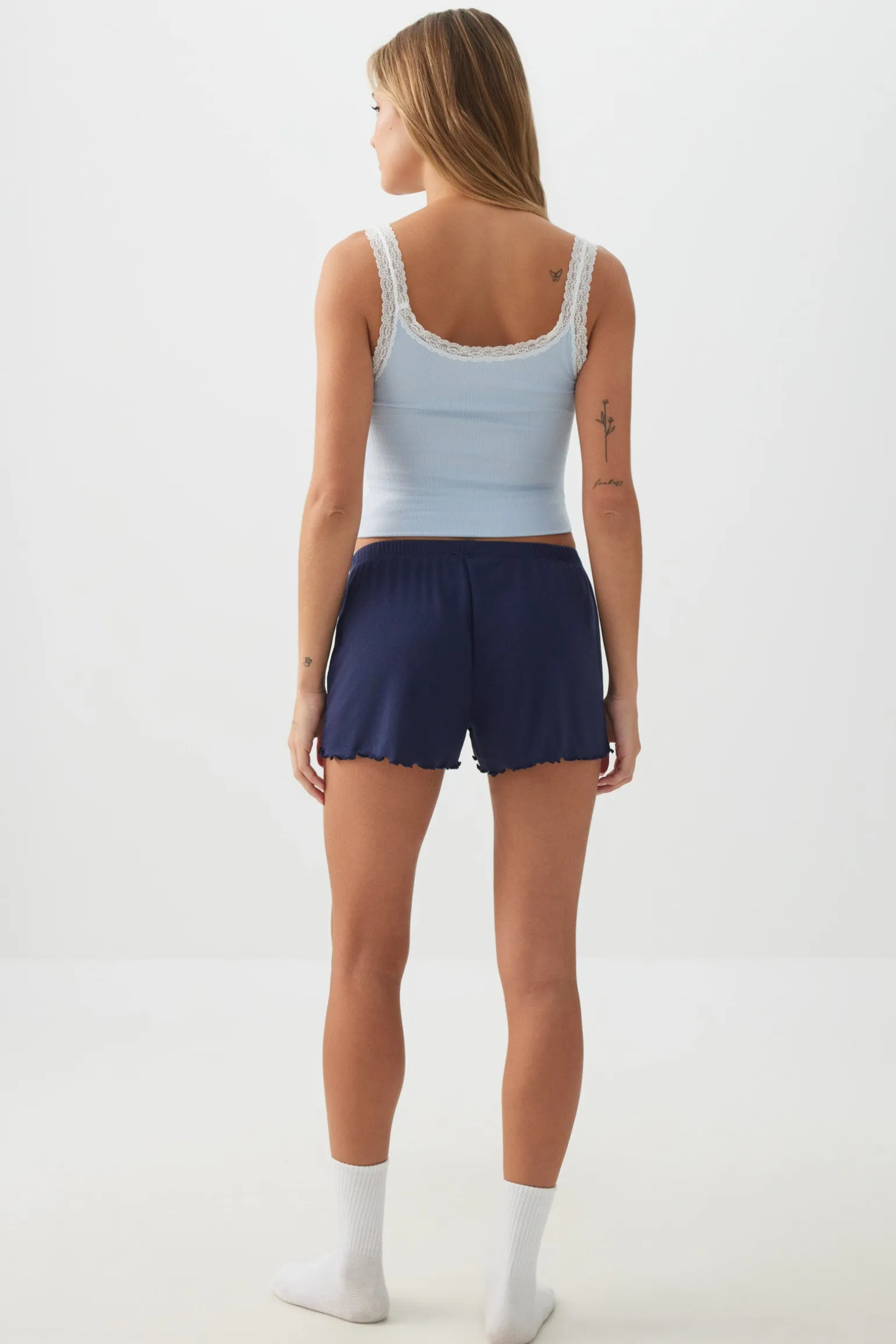 Rib PJ Shorts