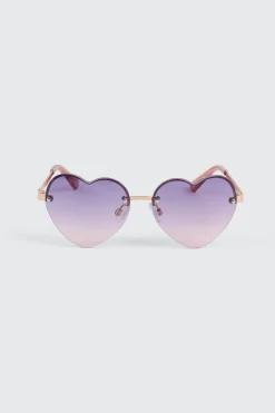 Rimless Heart Sunglasses
