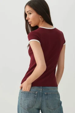 Ringer Crew Neck T-Shirt