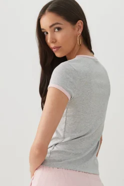 Ringer Crew Neck T-Shirt