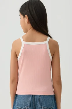 Ringer Knit Tank Top