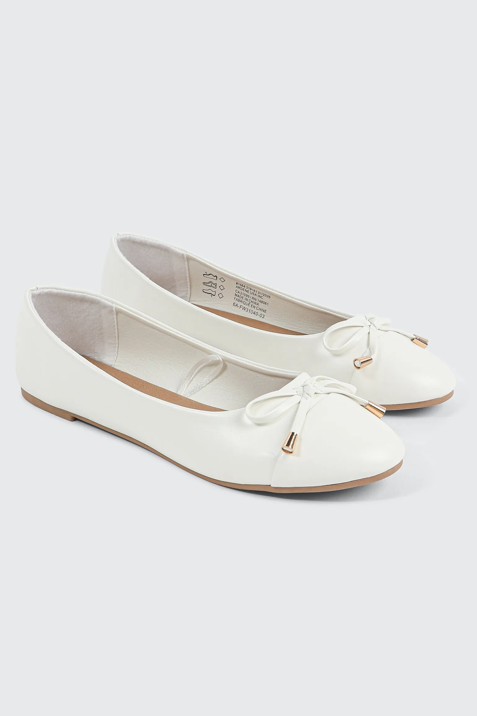 Round Toe Ballerina Flats