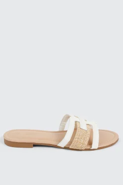 Round Toe Flat Sandals