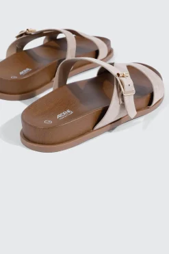Round Toe Flat Sandals
