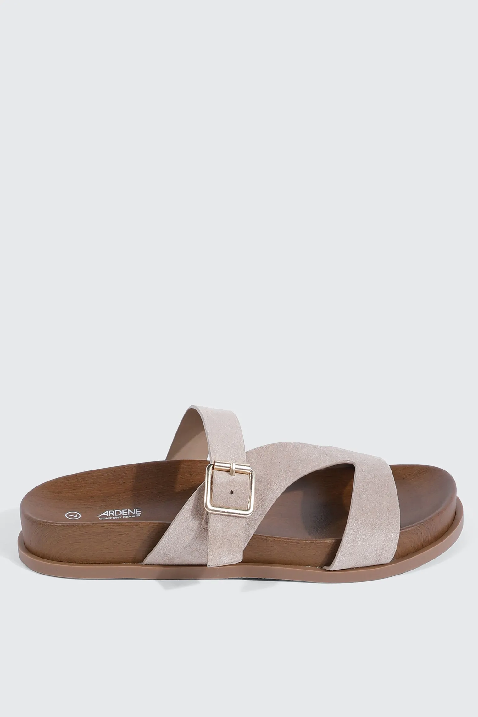 Round Toe Flat Sandals