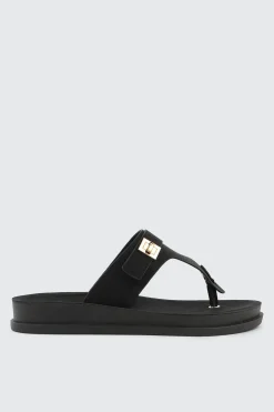 Round Toe T Strap Sandals