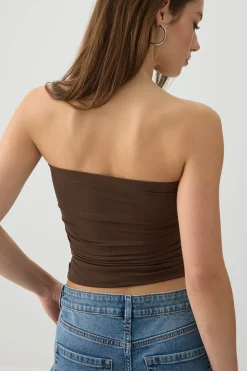 Ruched Tube Top