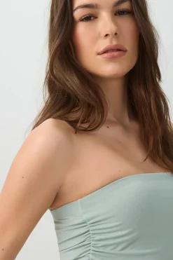 Ruched Tube Top