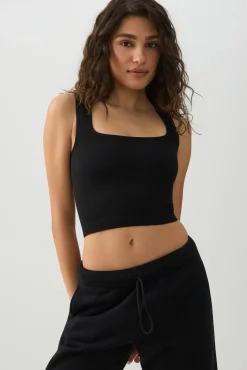 Seamless Crop Trapeze Tank Top