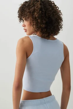 Seamless Crop Trapeze Tank Top