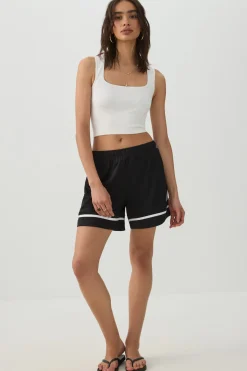 Seamless Ribbed Trapeze Tank Top