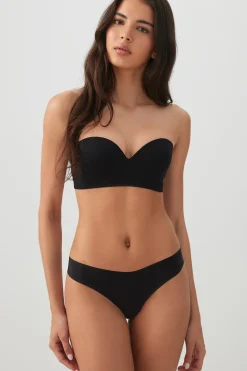 Seamless Strapless Push Up Bra