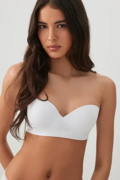 Seamless Strapless Push Up Bra