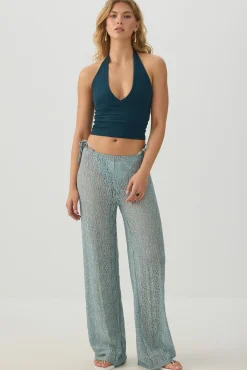 Seersucker Halter Tank