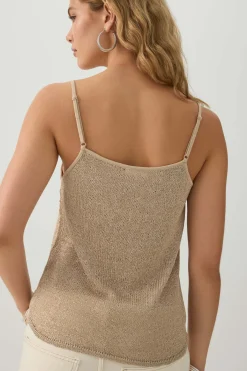 Sequin Knit Tank Top