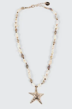 Shell Star Pendant Necklace