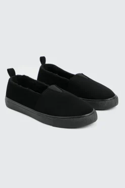 Sherpa Lined Slip On Sneakers