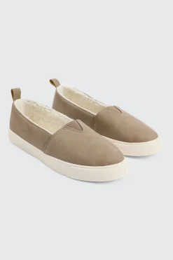 Sherpa Lined Slip On Sneakers