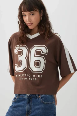 Short Boxy Jersey T-Shirt